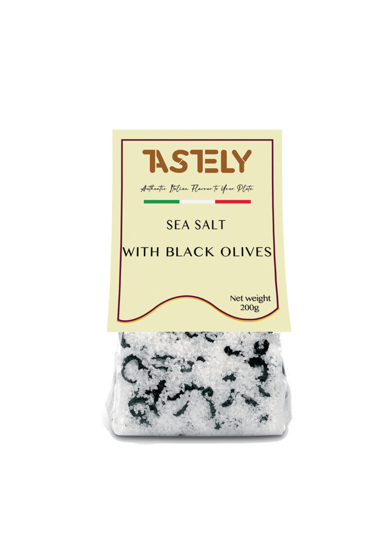 Sea Salt with Black Olives