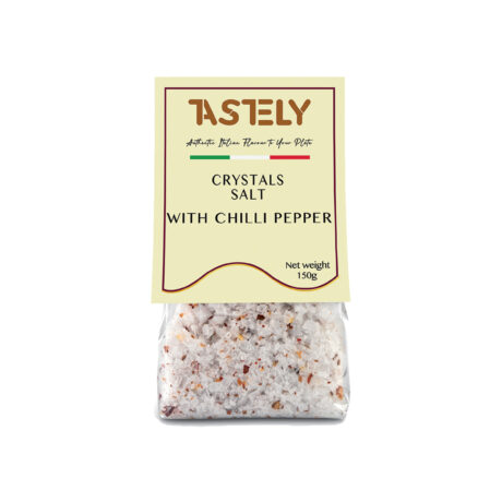 Crystal Salt with Chilli Pepper